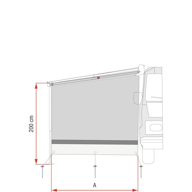 Side "Fiamma Sun View Caravanstore XL"