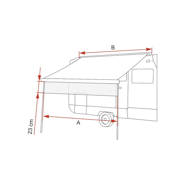 Front "Fiamma Shade Sun View"