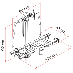 Cykelholder "Fiamma Caravan Active"