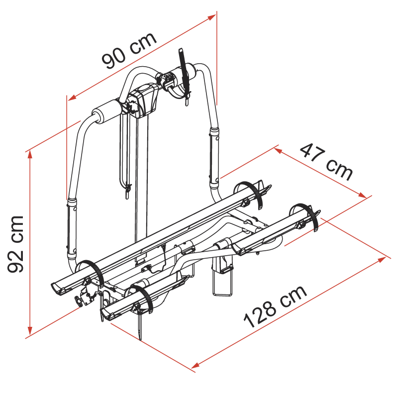 Cykelholder "Fiamma Caravan Active"