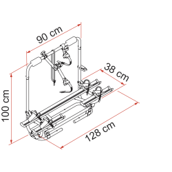 Cykelholder "Fiamma Caravan XLA Pro E-Bike"