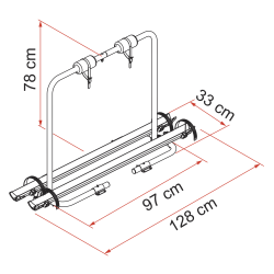 Cykelholder "Fiamma Caravan XL A"