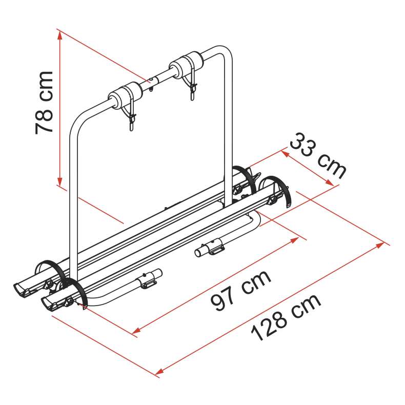 Cykelholder "Fiamma Caravan XL A"