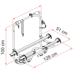 Cykelholder "Fiamma Caravan XL A Pro"