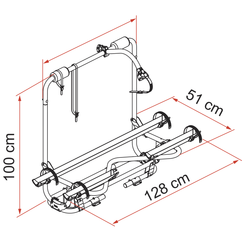 Cykelholder "Fiamma Caravan XL A Pro"