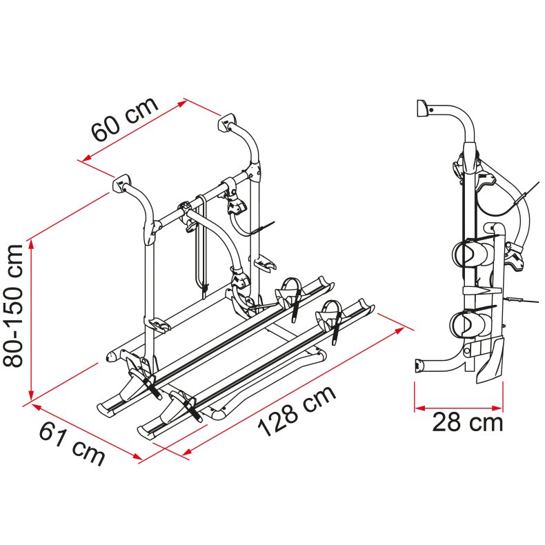 Cykelholder "Fiamma Pro E-Bike"
