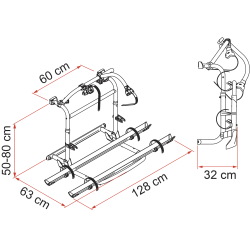 Cykelholder Fiamma Pro M