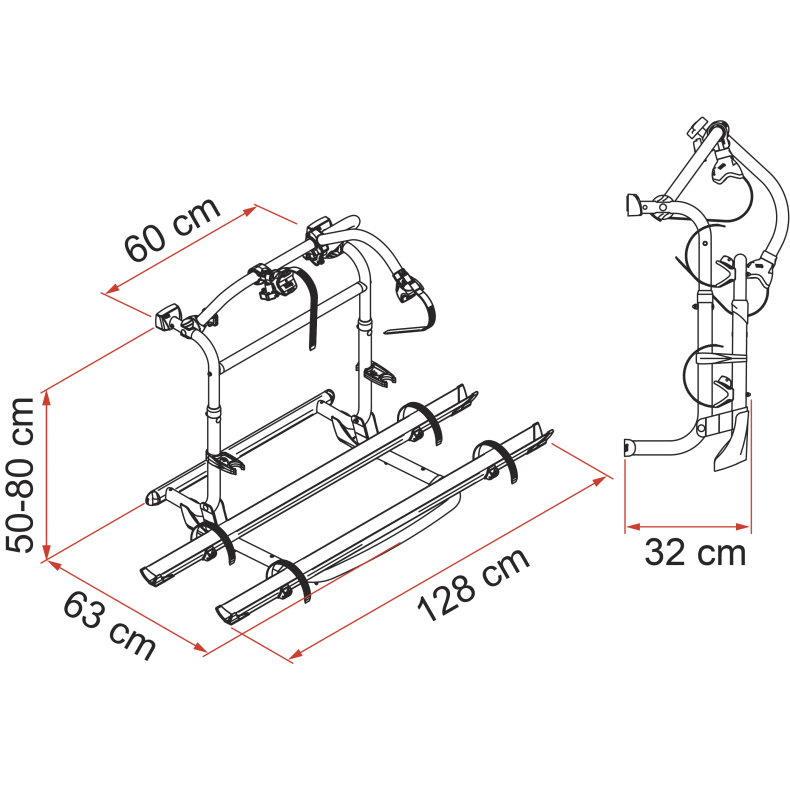 Cykelholder Fiamma Pro M