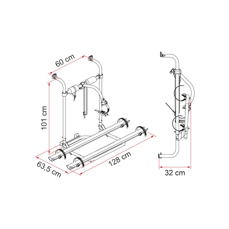 Cykelholder "Fiamma Caravan Hobby"