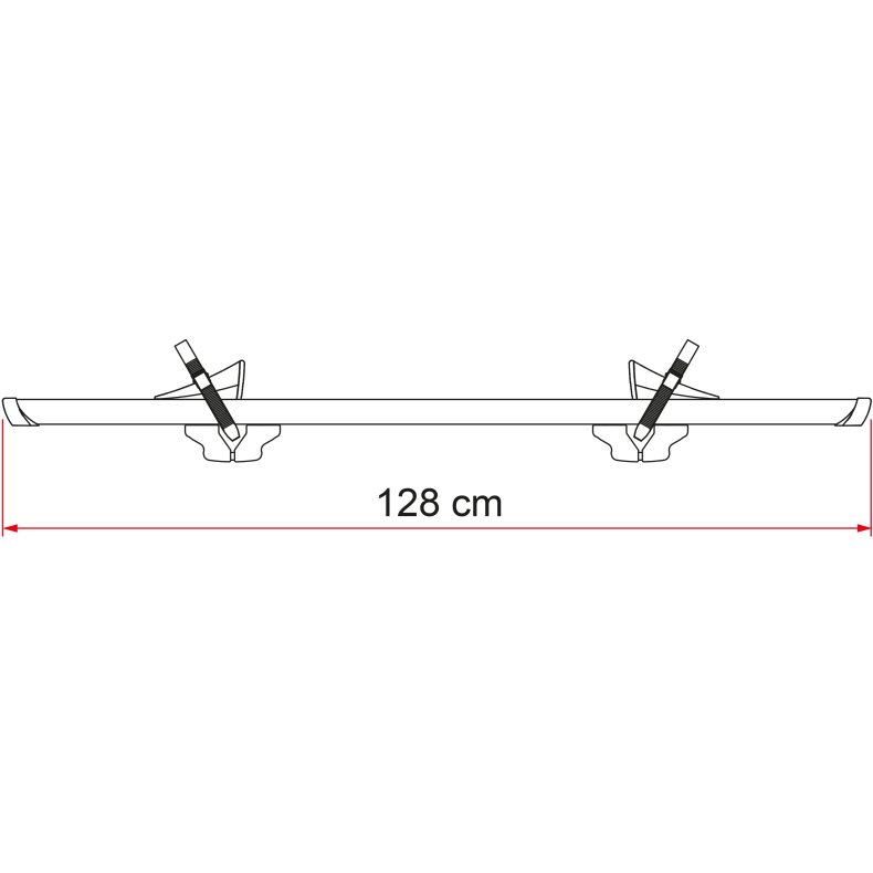 Skinne til Fiamma cykelholder "Premium S"