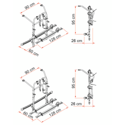 Cykelholder "Fiamma" Mercedes V-Class