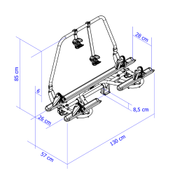Cykelholder front "Thule Caravan SuperB XT"
