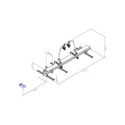 Cykelholder "Thule Veloslide - Kort Model"