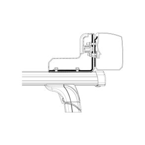Beslag for tagbøjler Thule 3200