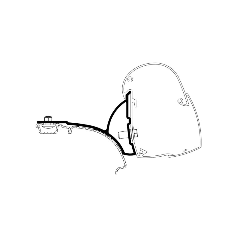 Adapter for Thule 5102 VW T5/T6 Minivan