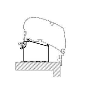 Adapter for tagmarkise Thule
