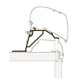 Monteringsbeslag for Thule tagmarkise