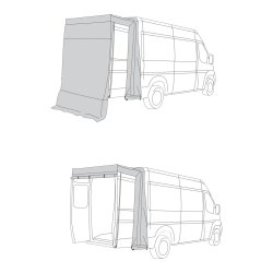 Afd&aelig;kning til bagd&oslash;re Fiat Duato