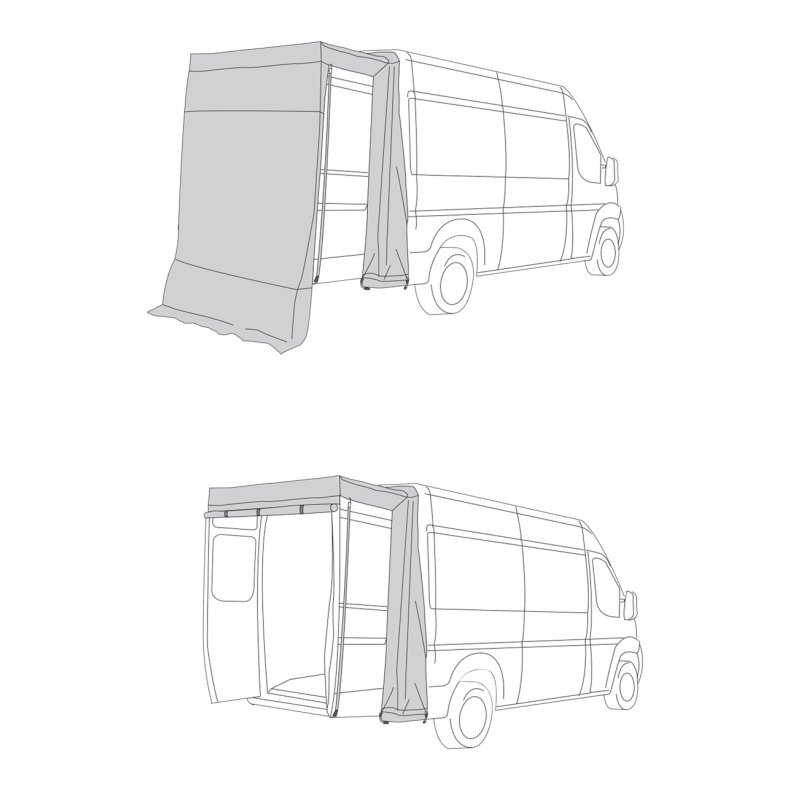 Afd&aelig;kning til bagd&oslash;re Fiat Duato