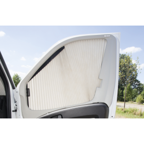 Plissgardin til siderude 