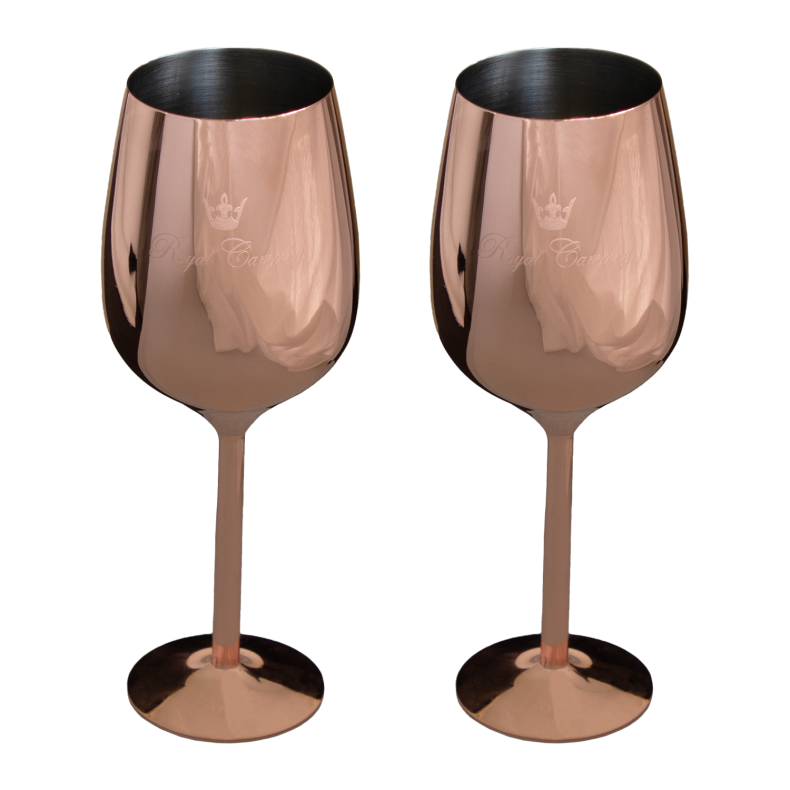 R&oslash;dvinsglas "Royal Camping" 38 cl.