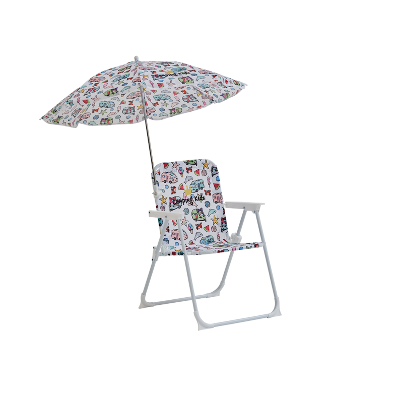 Barnestol med parasol "CampingKidz"