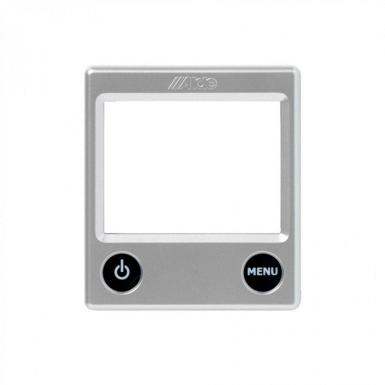 Front til betjeningspanel ALDE S&oslash;lv