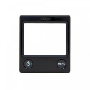 Front til betjeningspanel ALDE Sort
