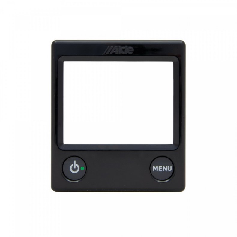 Front til betjeningspanel ALDE Sort