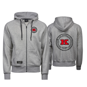 Hættetrøje med lynlås 